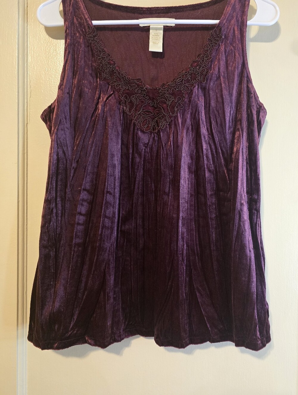 Velvet Sleeveless Top Hilalrd & Hanson